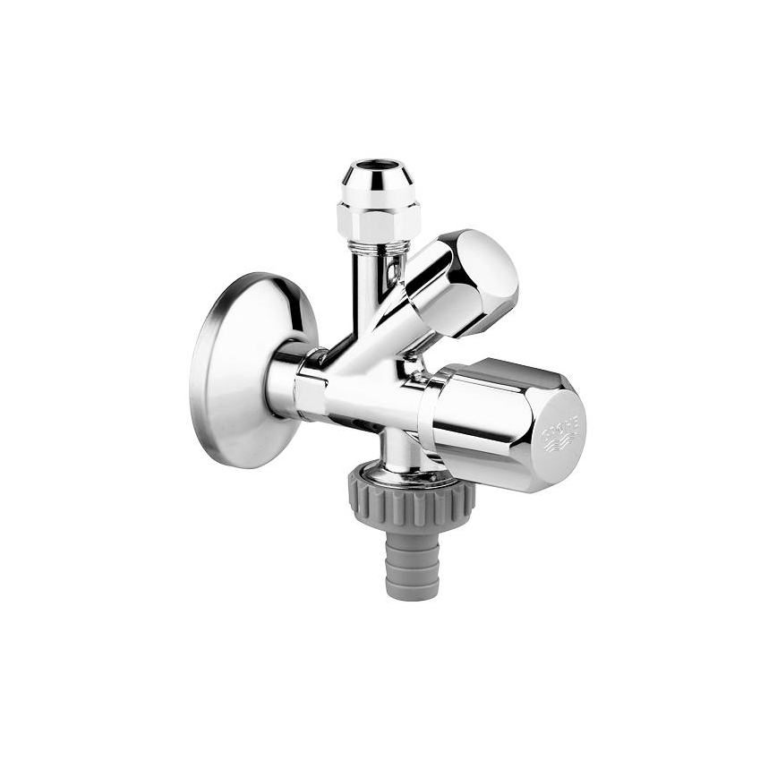 GROHE 22035000 - Kombi-kulmaventtiili UNIVERSAL DN 15, kiiltävä kromi