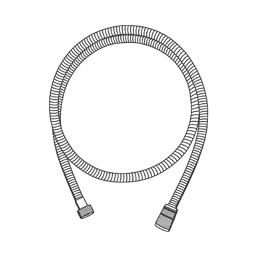 GROHE 22101000 - Suihkuletku VITALIOFLEX METAL LONG-LIFE 1500 mm kromi