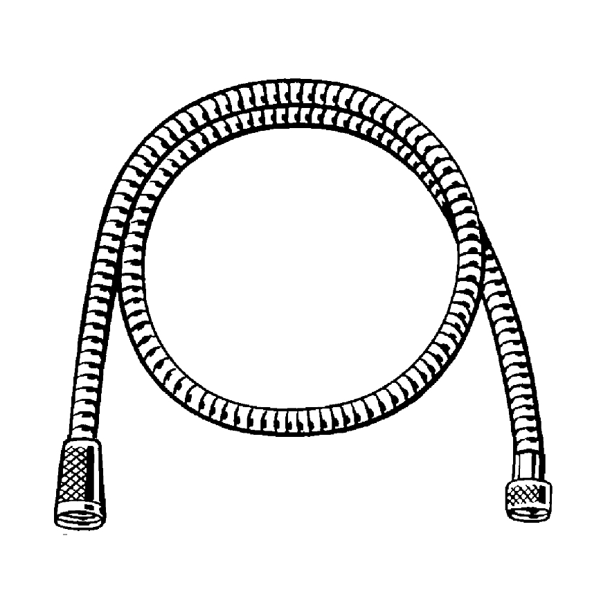 GROHE 22108000 - Suihkuletku VITALIOFLEX METAL LONG-LIFE 1500 mm kromattu