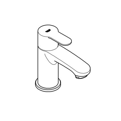 GROHE 23039002 - EUROSTYLE COSMOPOLITAN XS-kokoinen pesuallashana, kromi