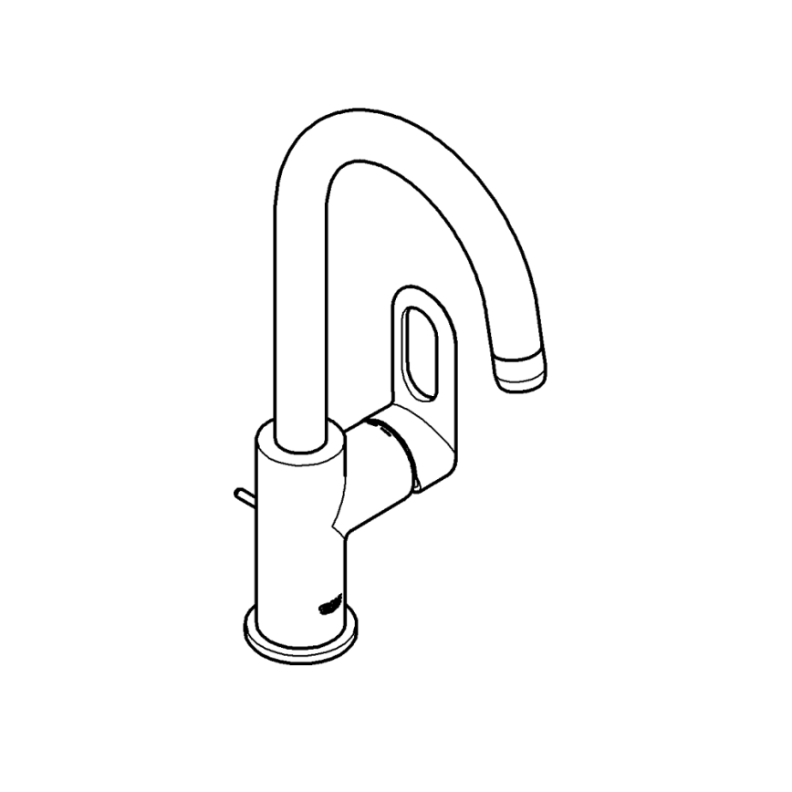 GROHE 23091000 - Pesuallashana BAULOOP 310 mm kiiltävä kromi