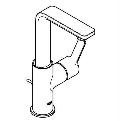 GROHE 23296001 - LINEARE-lavuaarihana, koko L, kiiltävä kromi