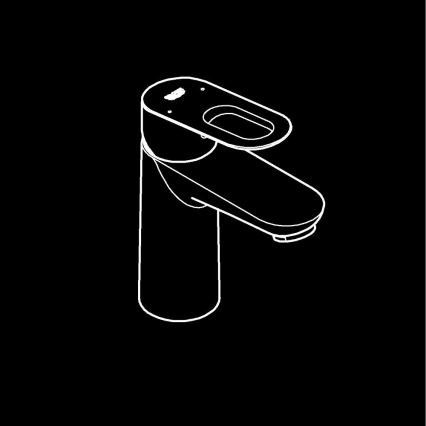 GROHE 23337000 - Pesuallashana BAULOOP DN 15 kiiltävä kromi