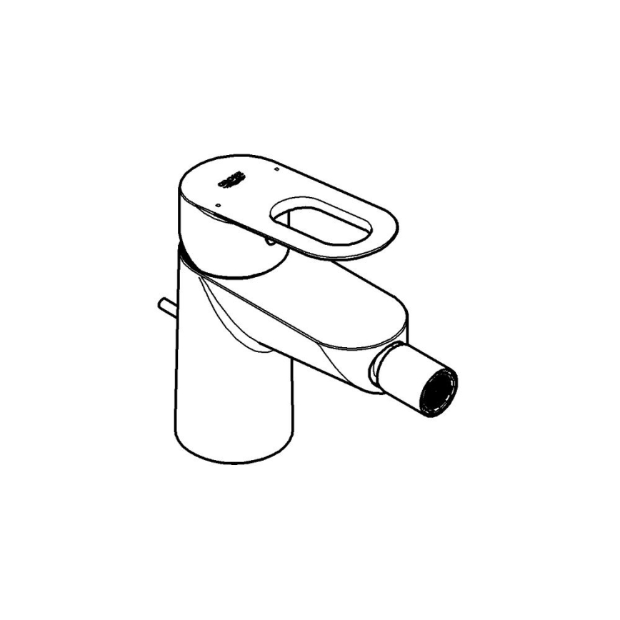 GROHE 23338000 - Bidehana BAULOOP, kiiltävä kromi