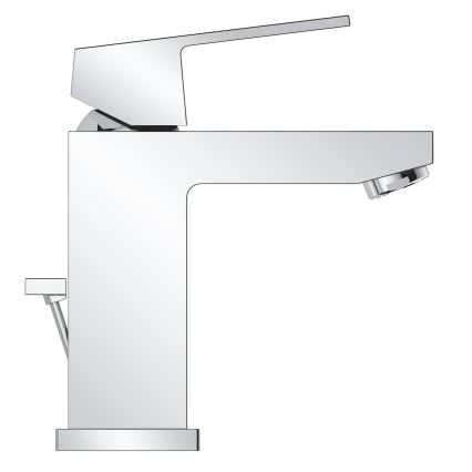 GROHE 2339000E - EUROCUBE-pesuallashana DN 15, kiiltävä kromi