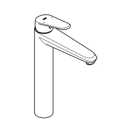 GROHE 23432000 - EURODISC COSMOPOLITAN pesuallashana, XL-koko, kromi