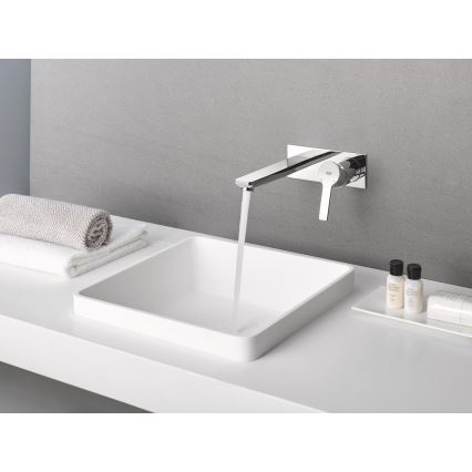 GROHE 23444001 - LINEARE 207 mm kaksireikäinen pesuallashana, kiiltävä kromi