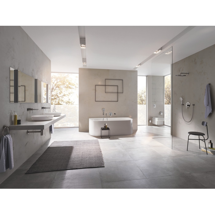 GROHE 23444AL1 - Uppoasennettava pesuallashana LINEARE 207 mm grafiitti