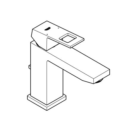 GROHE 23445AL0 - EUROCUBE pesuallashana, koko M, grafiitti