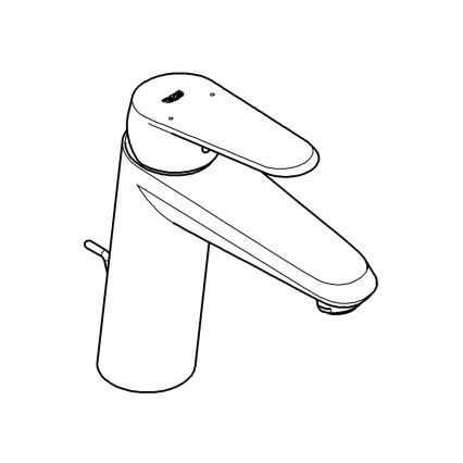 GROHE 23448002 - Pesuallashana EURODISC COSMOPOLITAN, koko M, kromi