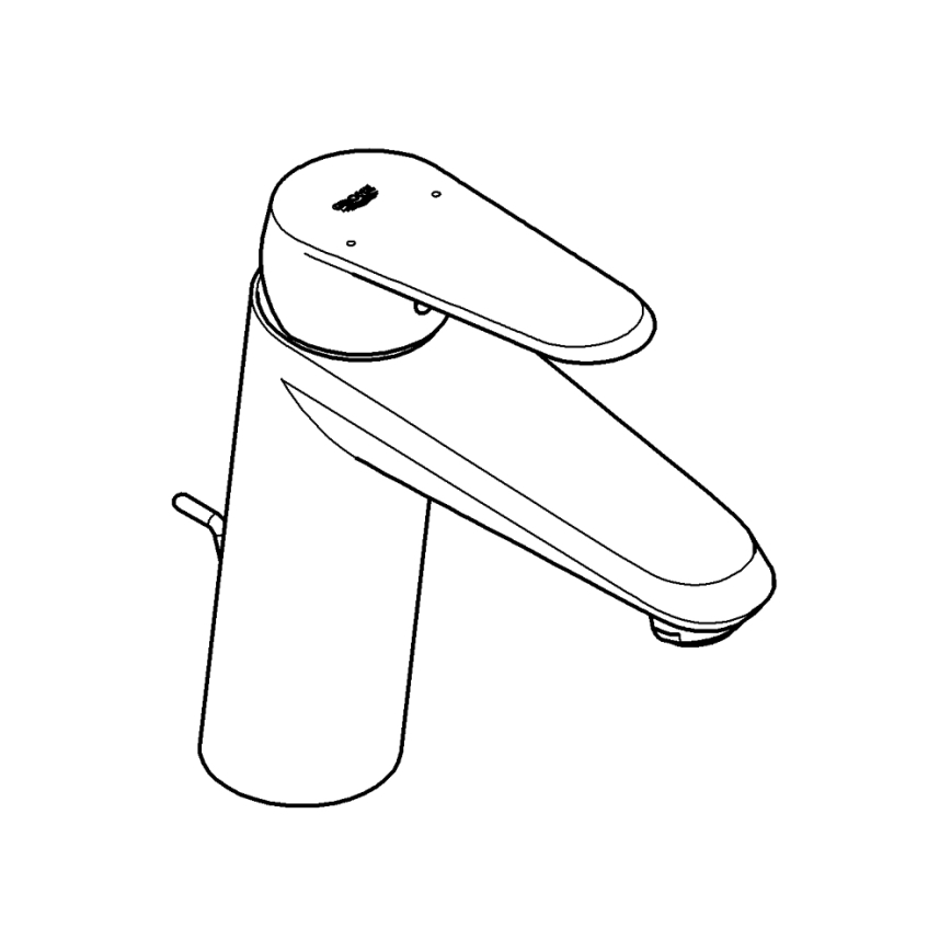 GROHE 23448002 - Pesuallashana EURODISC COSMOPOLITAN, koko M, kromi
