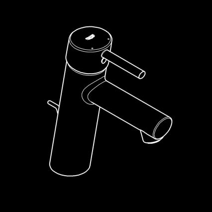 GROHE 23450001 - CONCETTO M pesuallashana, kiiltävä kromi