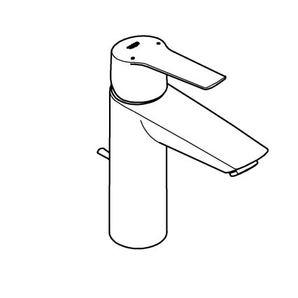 GROHE 234552432 - Pesuallosekoitin START 192 mm musta