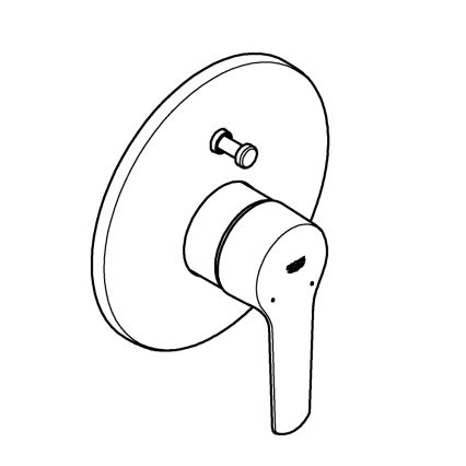 GROHE 23558002 - START-kylpyammehana, kiiltävä kromi