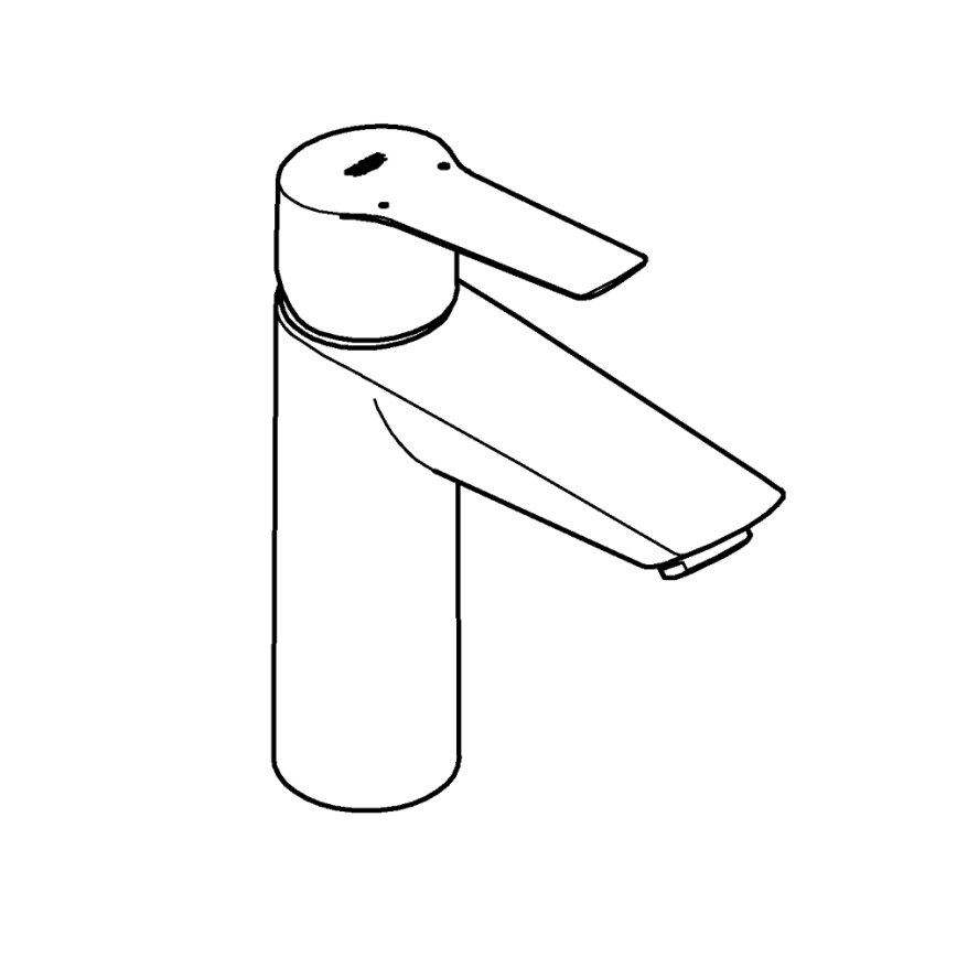 GROHE 235752432 - START-pesuallashana 192 mm, musta