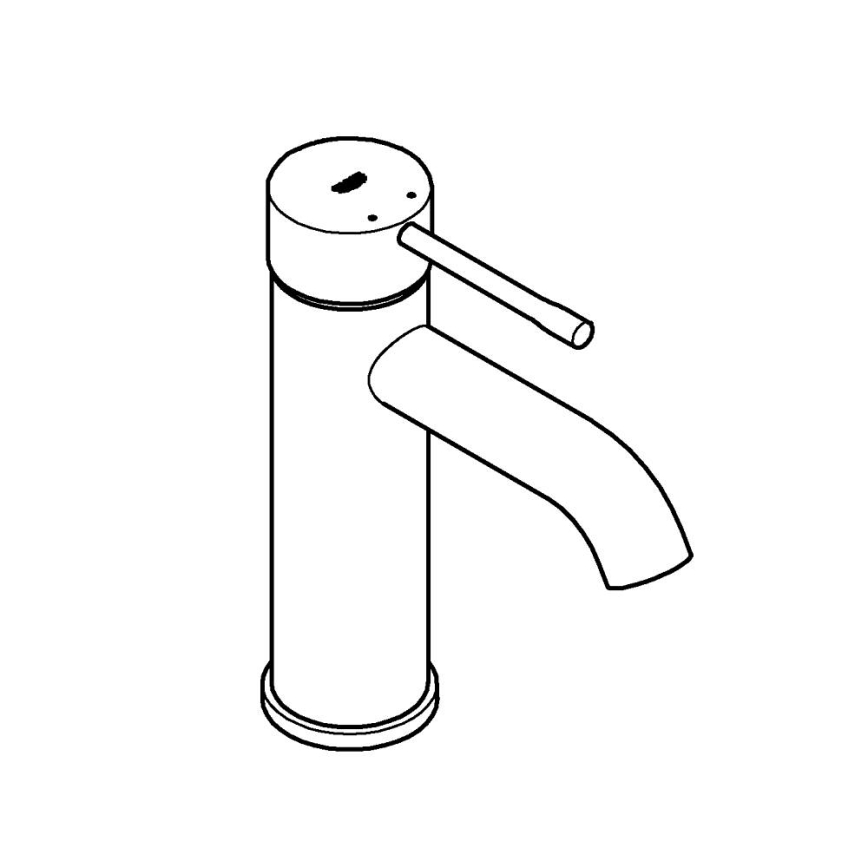 GROHE 23590DC1 - ESSENCE pesuallashana, koko S, ruostumaton teräs