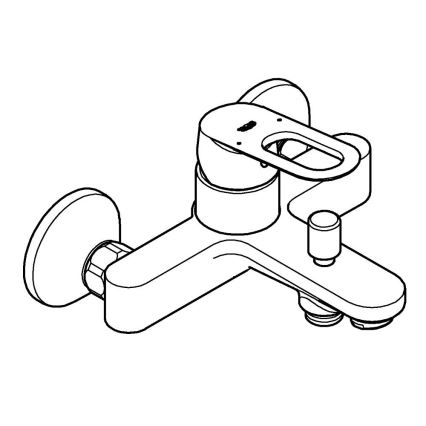 GROHE 23603000 - BAULOOP ammehana DN 15, kiiltävä kromi