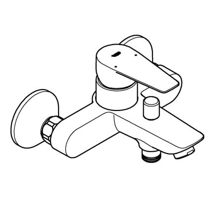 GROHE 23605001 - BAUEDGE ammehana 150±15 mm kiiltävä kromi