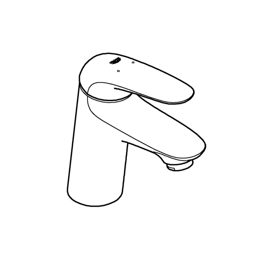 GROHE 23715003 - EUROSTYLE pesuallashana, koko S, kiiltävä kromi