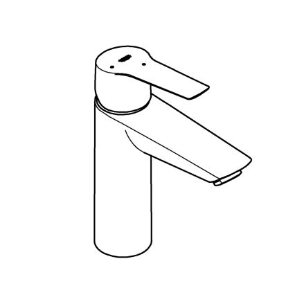 GROHE 23746002 - Pesuallashana START, koko M, kiiltävä kromi