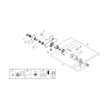 GROHE 23786000 - Suihkusekoitin START CLASSIC 150 mm, kiiltävä kromi