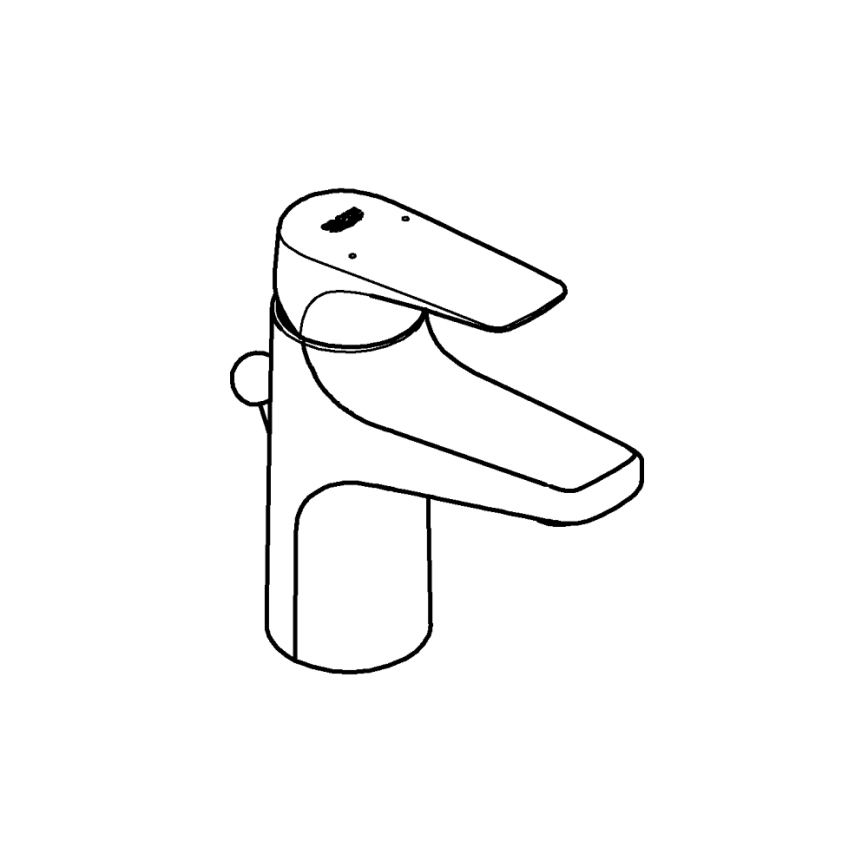 GROHE 23809000 - START FLOW -pesuallashana DN 15, kiiltävä kromi