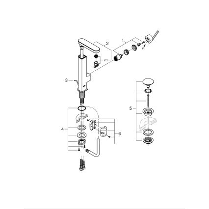 GROHE 23844003 - PLUS-pesuallashana, koko L, kiiltävä kromi