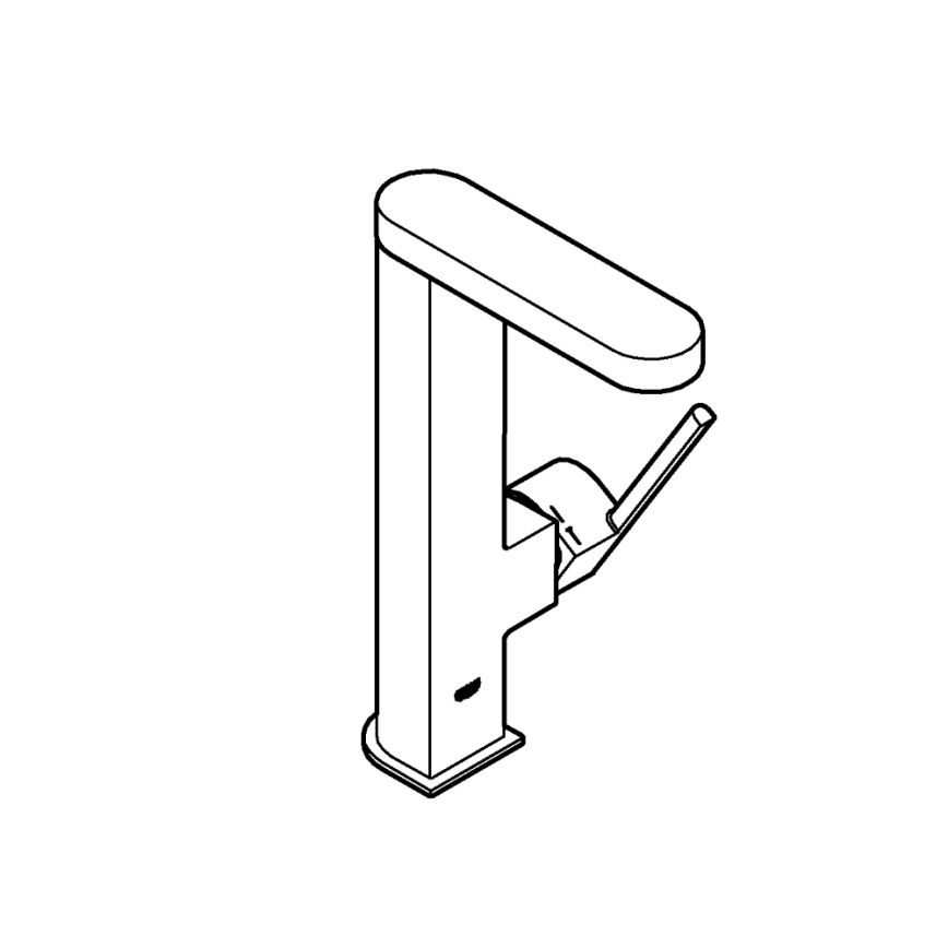 GROHE 23844003 - PLUS-pesuallashana, koko L, kiiltävä kromi