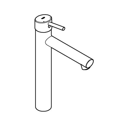GROHE 23920001 - CONCETTO-pesuallashana, XL-koko, kiiltävä kromi