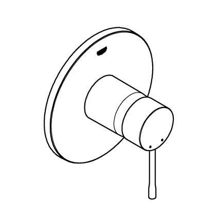GROHE 24057GN1 - ESSENCE-suihkuhana, harjattu kulta