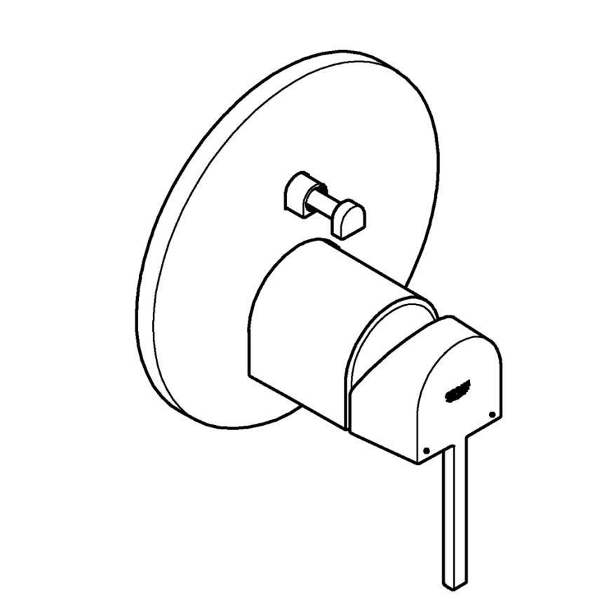 GROHE 24060003 - PLUS-sekoitin, kiiltävä kromi