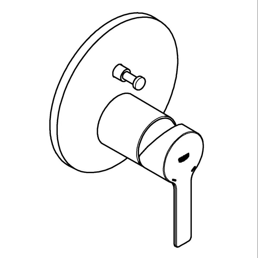 GROHE 24064001 - LINEARE-sekoittaja, kiillotettu kromi