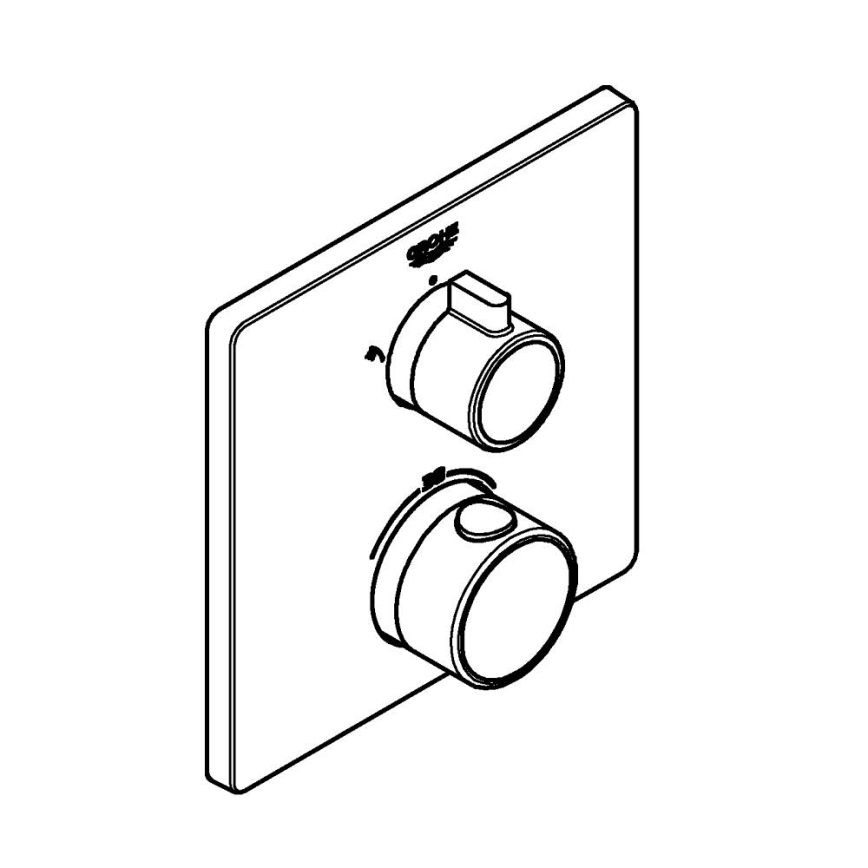 GROHE 24079000 - GROHTHERM-termostaattinen suihkuhana, kiiltävä kromi