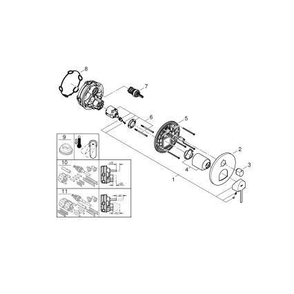 GROHE 24093003 - PLUS-sekoittaja, kiiltävä kromi