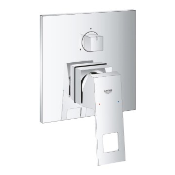 GROHE 24094000 - EUROCUBE -hana kolmitieventtiilillä, kiiltävä kromi
