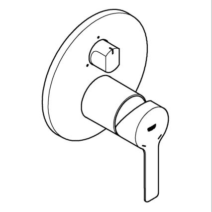 GROHE 24095001 - LINEARE-sekoittaja, kiiltävä kromi