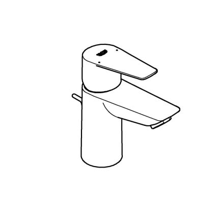 GROHE 24196001 - Pesuallashana START koko S kiiltävä kromi