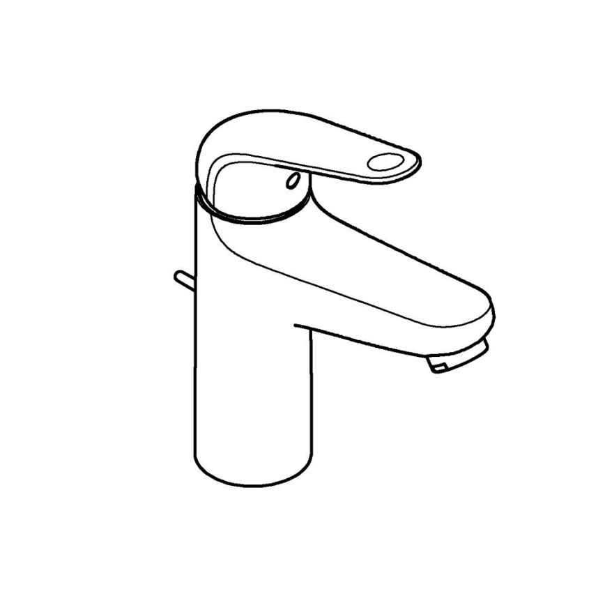 GROHE 24325001 - SWIFT pesuallashana DN 15 koko M kiiltävä kromi