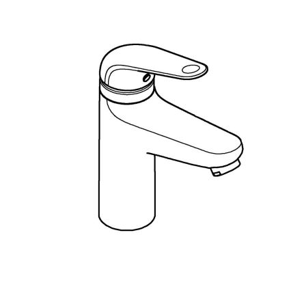 GROHE 24327001 - Pesuallashana SWIFT koko M kiillotettu kromi