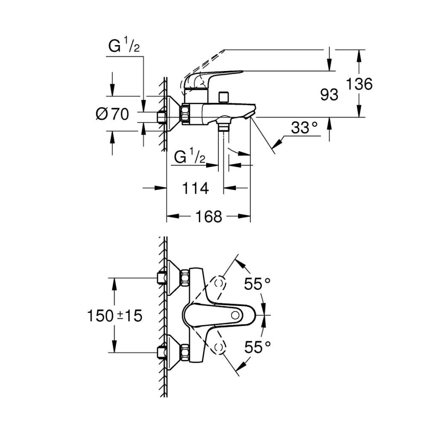 GROHE 24335001 - Ammehana DN 15, kiiltävä kromi