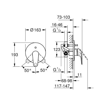 GROHE 24336001 - SWIFT-ammehana DN 15, kiiltävä kromi