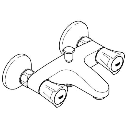 GROHE 25450001 - COSTA L ammehana DN 15, kiiltävä kromi