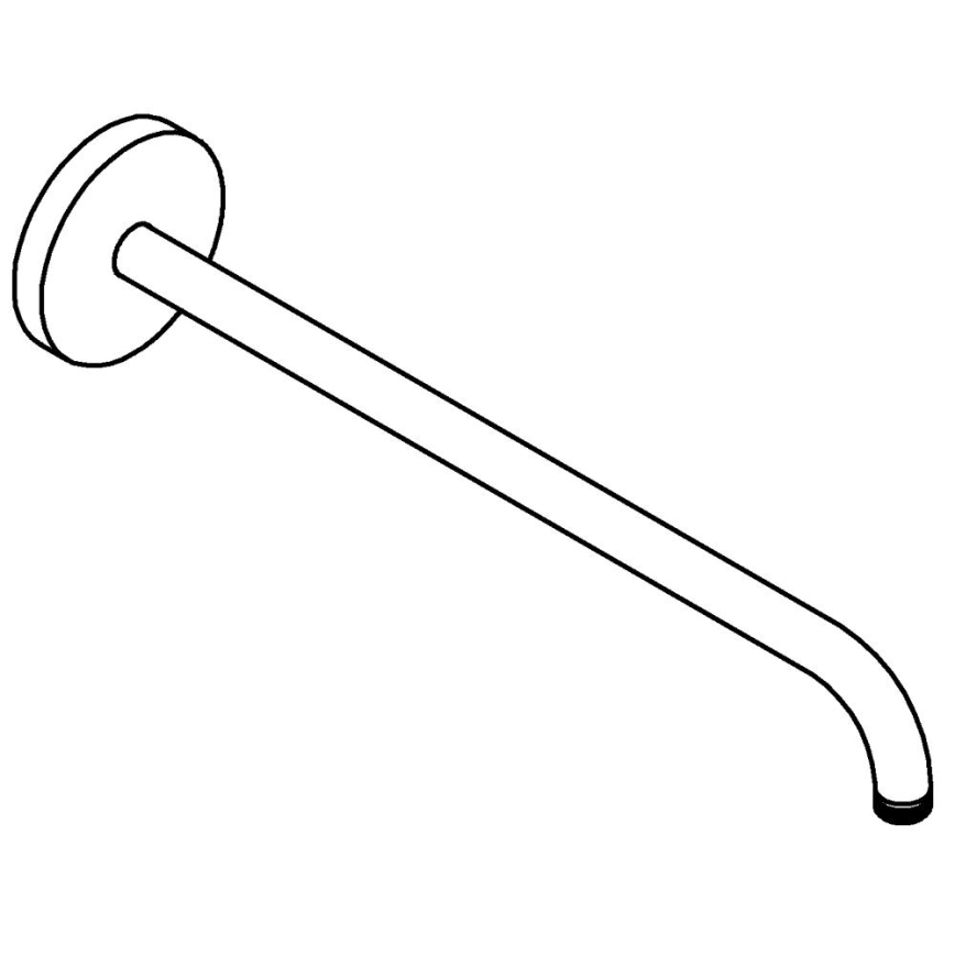 GROHE 26146000 - RAINSHOWER-suihkuvarsi 422 mm, kiillotettu kromi