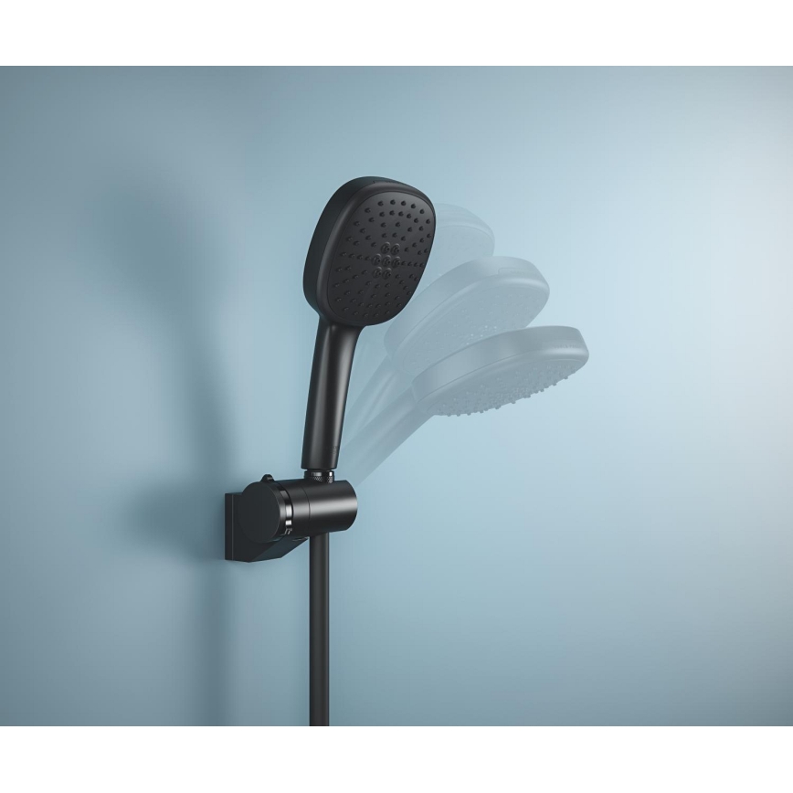 GROHE 261832431 - Seinäkiinnitteinen suihkuteline VITALIO UNIVERSAL, musta