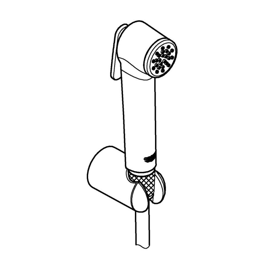 GROHE 26354000 - TEMPESTA-F 1250 mm käsisuihku, kiiltävä kromi