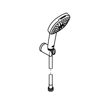 GROHE 26399001 - Suihkusetti VITALIO COMFORT 110 kiillotettu kromi