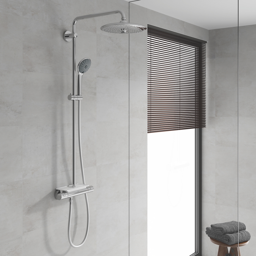 GROHE 26403001 - VITALIO JOY 260 suihkujärjestelmä 450 mm kiiltävä kromi