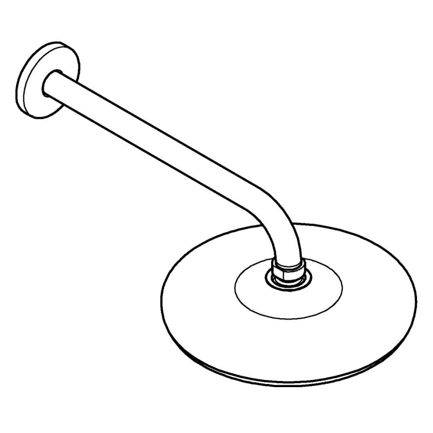 GROHE 26412000 - TEMPESTA 210 yläsuihkupää 286 mm, kiiltävä kromi