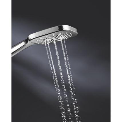 GROHE 26550000 - Käsisuihku RAINSHOWER SMARTACTIVE 130 CUBE kiiltävä kromi