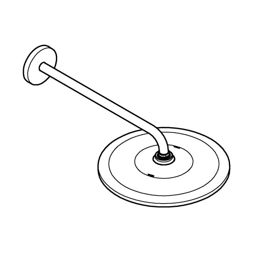 GROHE 26558000 - RAINSHOWER MONO 310 422 mm pääsuihkusetti, kiiltävä kromi